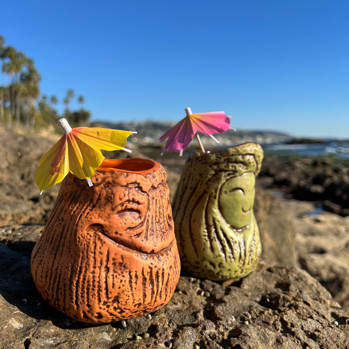 Tiki tOny's Magma Joe and Lava Flo Tiki Mug Set, sculpted by Tiki tOny –  Tikiland Trading Co.