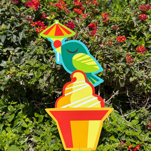 Jeff Granito's 'Aloha Dole Whip' Metal Yard Stake - Pre-Order