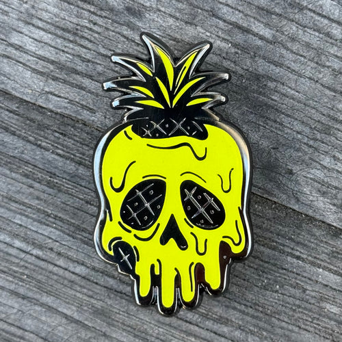 'Poisoned Pineapple Lime' Enamel Pin - Ready to Ship!