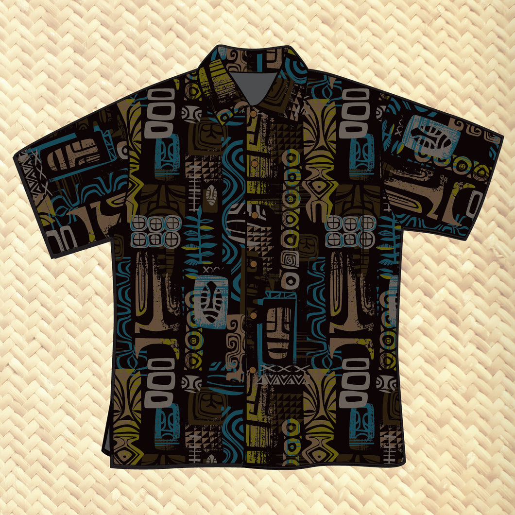 'Oceanika' Classic Aloha Button Up-Shirt - Unisex - Pre-Order