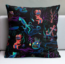 Dwellers of the Deep Pillow Cover - Ready to Ship!