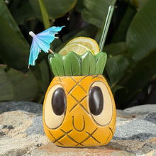 Tiki tOny's Pineapple Mug - Ceramic Tiki Mugs - Light + Dark  - Limited Edition / Limited Time Pre-Order