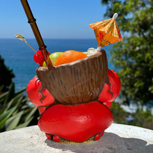 Tiki tOny's King Coconut - Ceramic Tiki Mugs - Red + Blue - Limited Edition / Limited Time Pre-Order