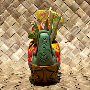 Tiki tOny's Flower Boat Canoe - Ceramic Tiki Mug - Limited Edition / Limited Time Pre-Order