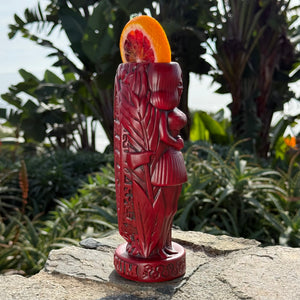 Jeff Granito's RedRum- Ceramic Tiki Mugs - Dark Red + Bright Red - Limited Editions / Limited Time Pre-Order