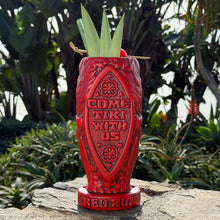 Jeff Granito's RedRum- Ceramic Tiki Mugs - Dark Red + Bright Red - Limited Editions / Limited Time Pre-Order