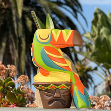 Jeff Granito's Toucan Whip  - Ceramic Tiki Mugs - Blue + Green - Limited Edition / Limited Time Pre-Order