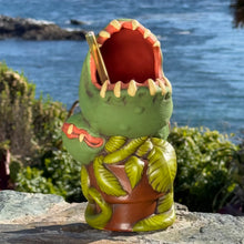 Feed Me! Man-eating Plant - Ceramic Tiki Mugs - Red + Green - Limited Edition / Limited Time Pre-Order