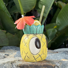 Tiki tOny's Pineapple Mug - Ceramic Tiki Mugs - Light + Dark  - Limited Edition / Limited Time Pre-Order