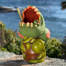 Feed Me! Man-eating Plant - Ceramic Tiki Mugs - Red + Green - Limited Edition / Limited Time Pre-Order