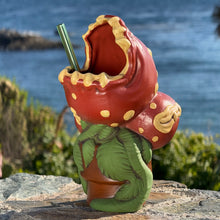 Feed Me! Man-eating Plant - Ceramic Tiki Mugs - Red + Green - Limited Edition / Limited Time Pre-Order