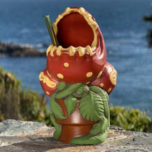 Feed Me! Man-eating Plant - Ceramic Tiki Mugs - Red + Green - Limited Edition / Limited Time Pre-Order