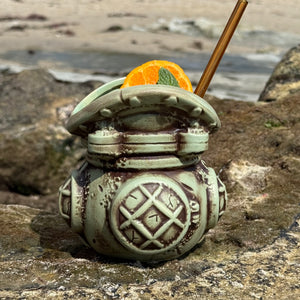 Downward Depths - Ceramic Tiki Mugs - Sand + Sea - Limited Edition / Limited Time Pre-Order