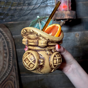 Downward Depths - Ceramic Tiki Mugs - Sand + Sea - Limited Edition / Limited Time Pre-Order