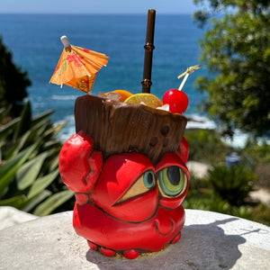 Tiki tOny's Red King Coconut - Ceramic Tiki Mug - Limited Edition / Limited Time Pre-Order