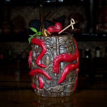 Rum Sucker / Octopus's Barrel (Ruby) - Ceramic Tiki Mug - Designed and Sculpted by Thor - Limited Edition / Limited Time Pre-Order