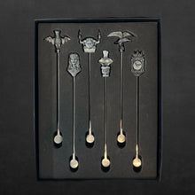 Thor's 'Haunted' Sculpted Metal Swizzle Sticks - Set of Six (6) - Ready to Ship!