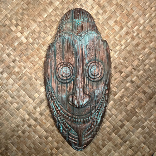 New Guinea Inspired Mask - Style No. 7 - Painted Finish - Wall Hanging - US* Shipping Included