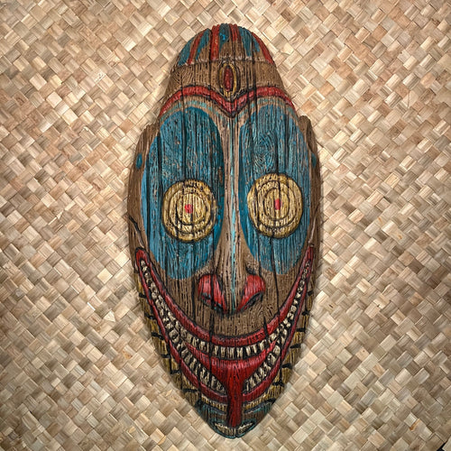 New Guinea Inspired Mask - Style No. 2 - Painted Finish - Wall Hanging - US* Shipping Included