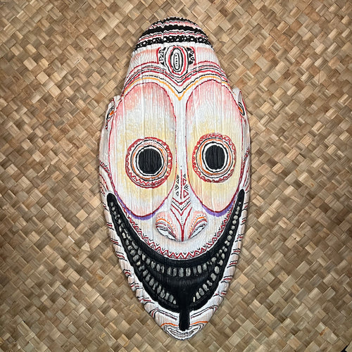 New Guinea Inspired Mask - Style No. 8 - Painted Finish - Wall Hanging - US* Shipping Included