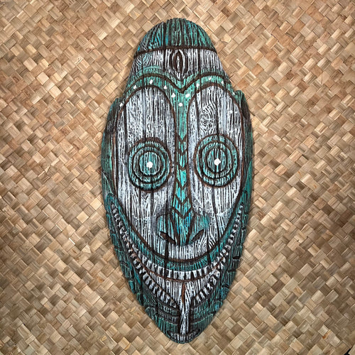 New Guinea Inspired Mask - Style No. 6 - Painted Finish - Wall Hanging - US* Shipping Included