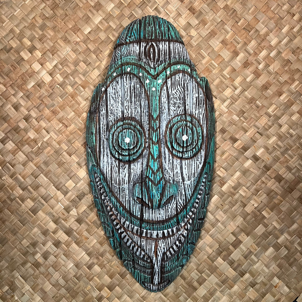 New Guinea Inspired Mask - Style No. 6 - Painted Finish - Wall Hanging - US* Shipping Included