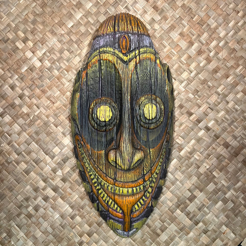 New Guinea Inspired Mask - Style No. 9 - Painted Finish - Wall Hanging - US* Shipping Included