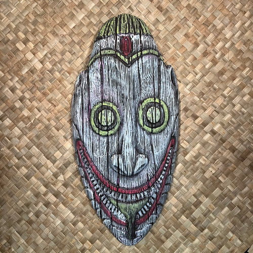 New Guinea Inspired Mask - Style No. 10 - Painted Finish - Wall Hanging - US* Shipping Included