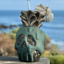 Jeff Granito's Poison Pineapple - Ceramic Tiki Mugs - Twilight Teal + Apple Green Limited Editions / Limited Time Pre-Order