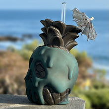 Jeff Granito's Poison Pineapple - Ceramic Tiki Mugs - Twilight Teal + Apple Green Limited Editions / Limited Time Pre-Order