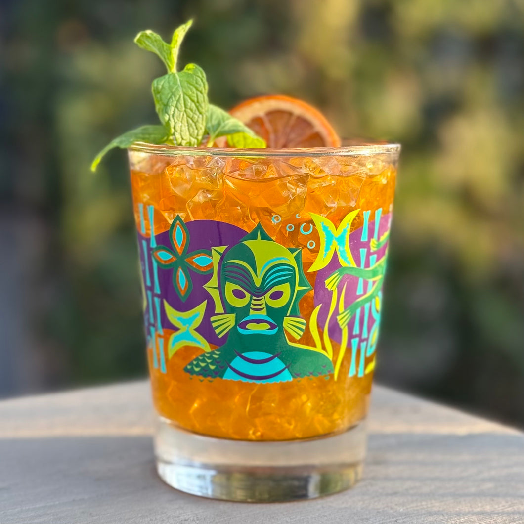 Jeff Granito's 'Creature Feature' 2nd Edition Mai Tai Cocktail Glass - Rolling Pre-Order / Ready to Ship!