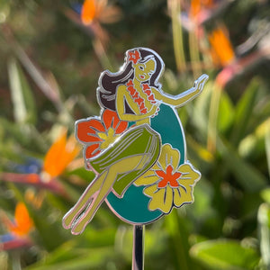 Classic Hula Metal Enamel Swizzle Stick - Ready to Ship!