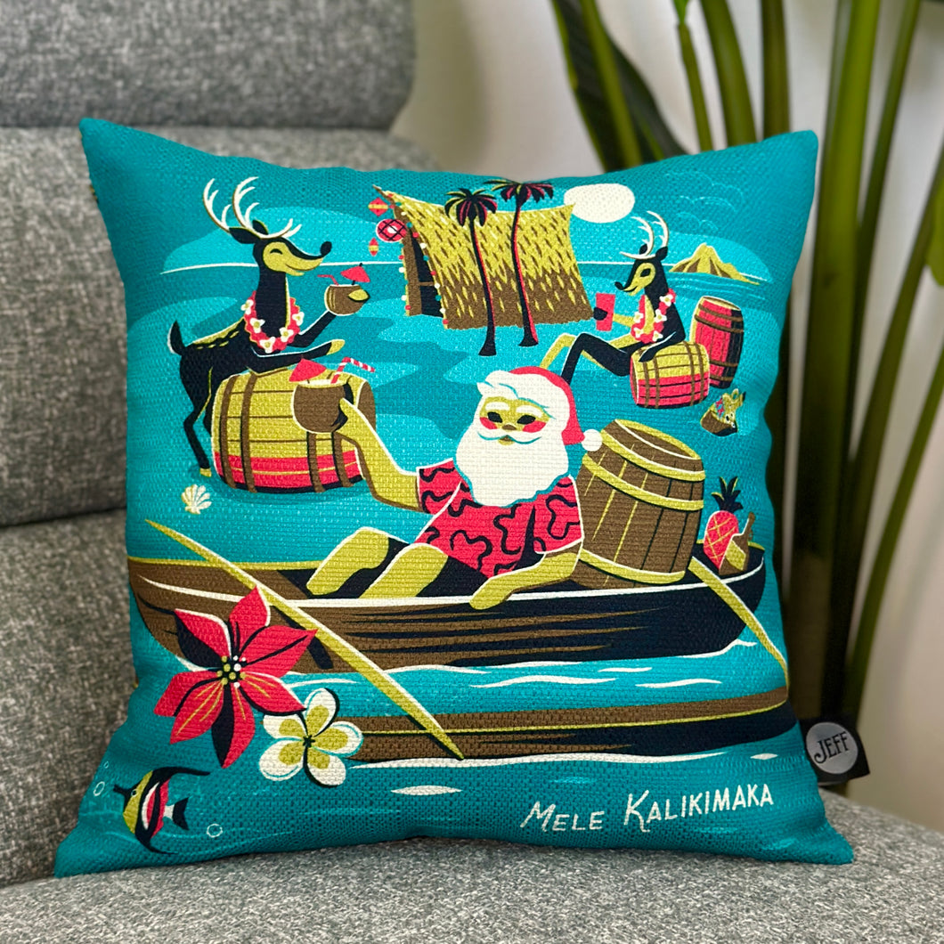 'Rum Rum Reindeer' Pillow Cover - Ready to Ship!