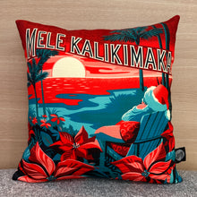 Jeff Granito's 'Mele Kalikimaka Sunset' Pillow Cover