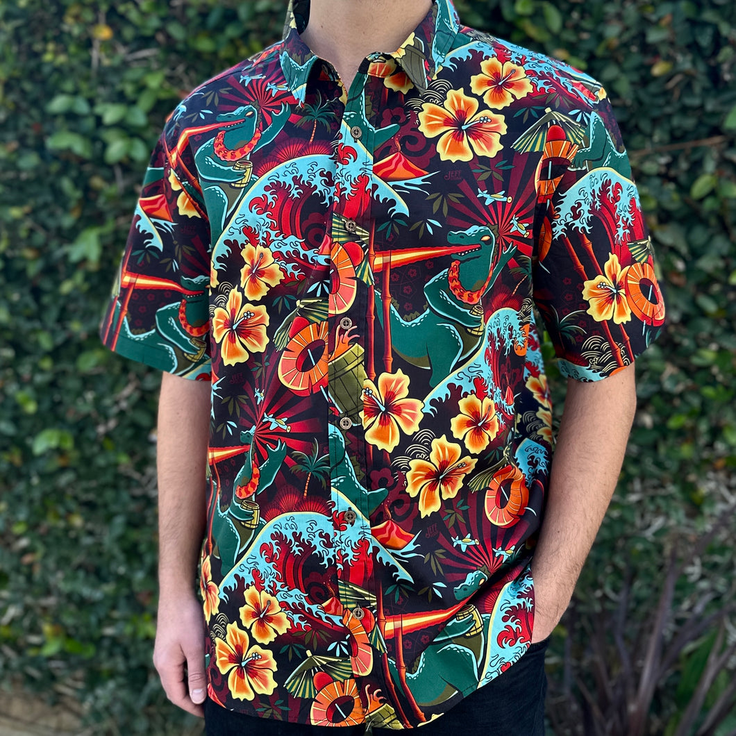 Jeff Granito's 'Rumzilla' Modern Fit Button-Up Shirt - Unisex - Rolling Pre-Order / Ready to Ship!