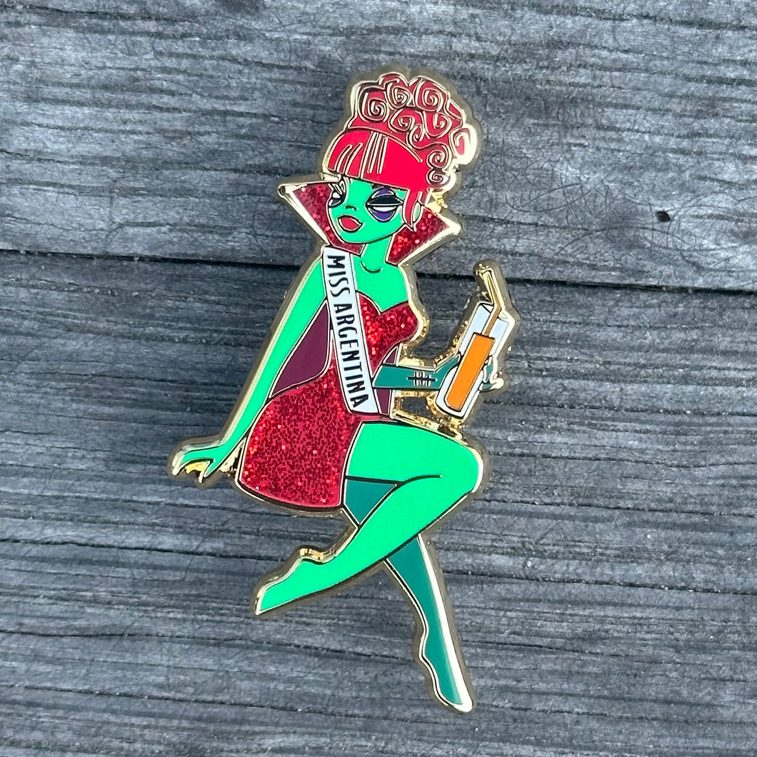 'Deathly Reception' Enamel Pin - Ready to Ship!