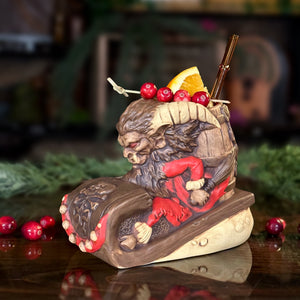 Krampus' Wicked Ride (Birch) - Ceramic Tiki Mug - Limited Edition / Limited Time Pre-Order