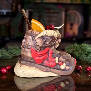 Krampus' Wicked Ride (Birch) - Ceramic Tiki Mug - Limited Edition / Limited Time Pre-Order