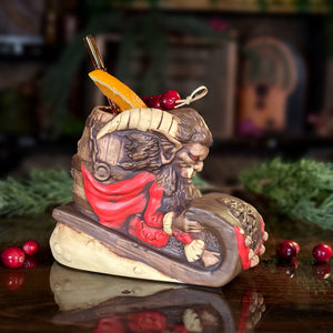 Krampus' Wicked Ride (Birch) - Ceramic Tiki Mug - Limited Edition / Limited Time Pre-Order