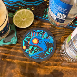 Jeff Granito's 'Dwellers of the Deep' Coaster Set of Four (4) - U.S. Shipping Included - Pre-Order