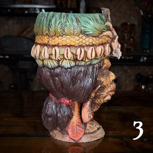 Thor's Tribal Chieftain Ceramic Tiki Mug - Each one is Unique - Limited Release of 10 (max edition of around 50) - Ready to Ship