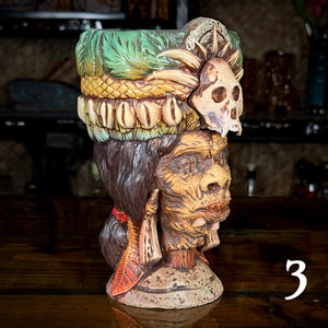 Thor's Tribal Chieftain Ceramic Tiki Mug - Each one is Unique - Limited Release of 10 (max edition of around 50) - Ready to Ship