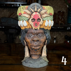 Thor's Tribal Chieftain Ceramic Tiki Mug - Each one is Unique - Limited Release of 10 (max edition of around 50) - Ready to Ship