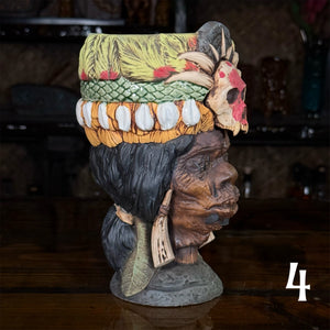 Thor's Tribal Chieftain Ceramic Tiki Mug - Each one is Unique - Limited Release of 10 (max edition of around 50) - Ready to Ship