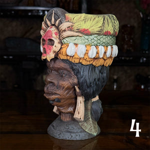 Thor's Tribal Chieftain Ceramic Tiki Mug - Each one is Unique - Limited Release of 10 (max edition of around 50) - Ready to Ship