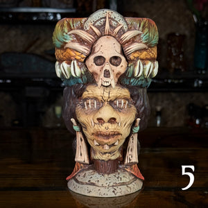 Thor's Tribal Chieftain Ceramic Tiki Mug - Each one is Unique - Limited Release of 10 (max edition of around 50) - Ready to Ship