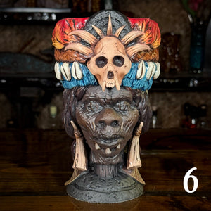 Thor's Tribal Chieftain Ceramic Tiki Mug - Each one is Unique - Limited Release of 10 (max edition of around 50) - Ready to Ship