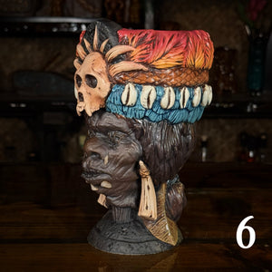 Thor's Tribal Chieftain Ceramic Tiki Mug - Each one is Unique - Limited Release of 10 (max edition of around 50) - Ready to Ship