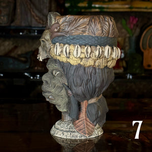 Thor's Tribal Chieftain Ceramic Tiki Mug - Each one is Unique - Limited Release of 10 (max edition of around 50) - Ready to Ship