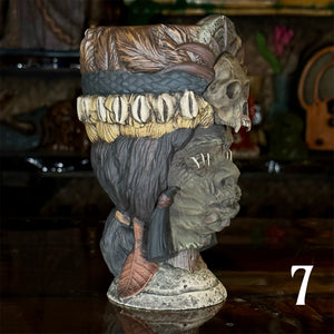 Thor's Tribal Chieftain Ceramic Tiki Mug - Each one is Unique - Limited Release of 10 (max edition of around 50) - Ready to Ship